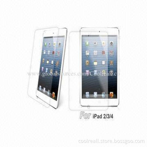 0.33mm 9H hardness toughened glass screen guard for iPad air, easy to clean